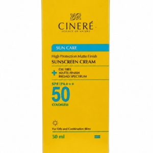 کرم ضد آفتاب SPF50 سینره مناسب پوست چرب 50 میلی لیتر