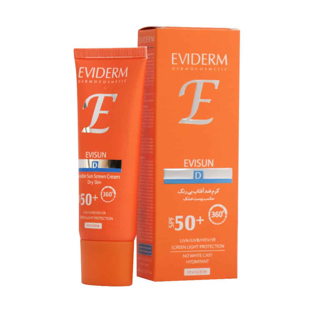کرم ضد آفتاب پوست خشک SPF50 اویدرم 40 م