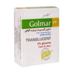 صابون گلیسیرینه 6% پرچرب گیاهی گلمر مناسب پوست خشک 100 گرم