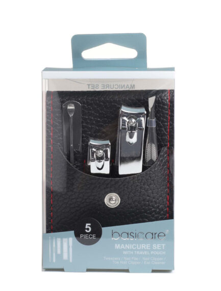 ست مانیکور چرمی 5 عددی بیسیکر - هلثیا