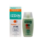 فلوئید ضد آفتاب SPF50 فیوژن فلوئید ایزدین مناسب پوست چرب و مختلط 50 میلی لیتر