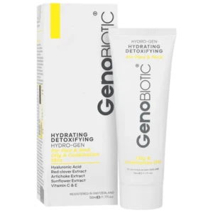 مرطوب کننده صورت و گردن پوست چرب ژنوبایوتیک 50 میلی لیتر