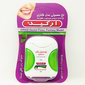 نخ دندان معمولی مدل فانتزی  ارکید