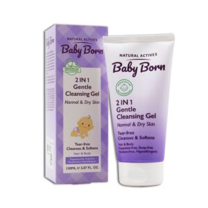 ژل شستشوی سر و بدن کودک 2 در 1 بیبی برن 150 میلی لیتر