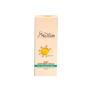 کرم ضد آفتاب کودک مدیسان +SPF40 پوست حساس 50 میلی لیتر
